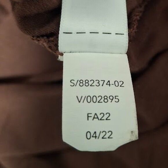 Athleta Outbound Top Women's Long Sleeve Active Fashion Shirt Brown Size Large - Picture 9 of 9